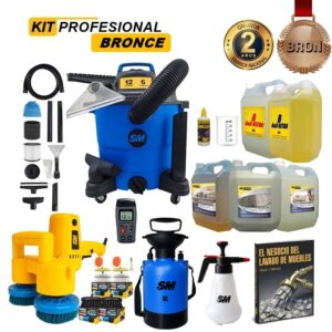 SM Kit Bronce para lavar tapicería de manera profesional