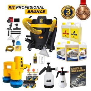 SM Kit Bronce para lavar tapicería de manera profesional