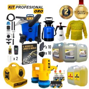 SM Kit Oro para lavar tapicería de manera profesional