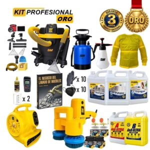 SM Kit Oro para lavar tapicería de manera profesional