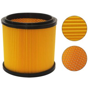 Filtro acordeón retenedor para aspirar seco