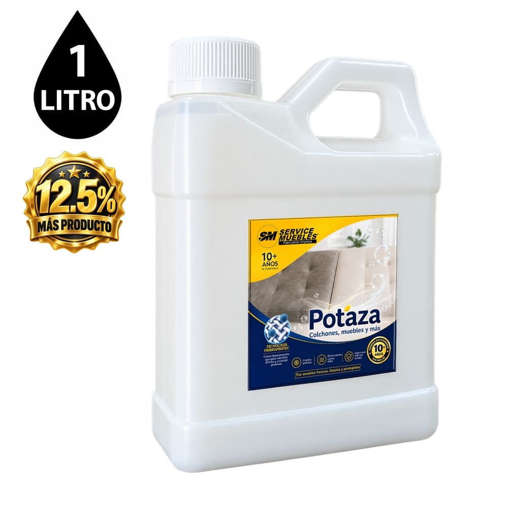 SM® - Potaza desengrasante para muebles y alfombras 1Lt