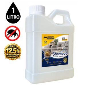 SM Shampoo antiácaros para muebles y alfombras 1Lt