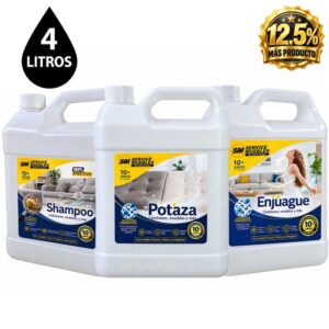 SM® - Tripack, productos para muebles y alfombras 4 Lt