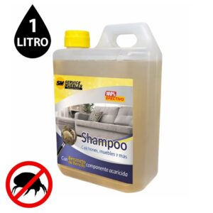 SM Shampoo antiácaros para muebles y alfombras 1Lt