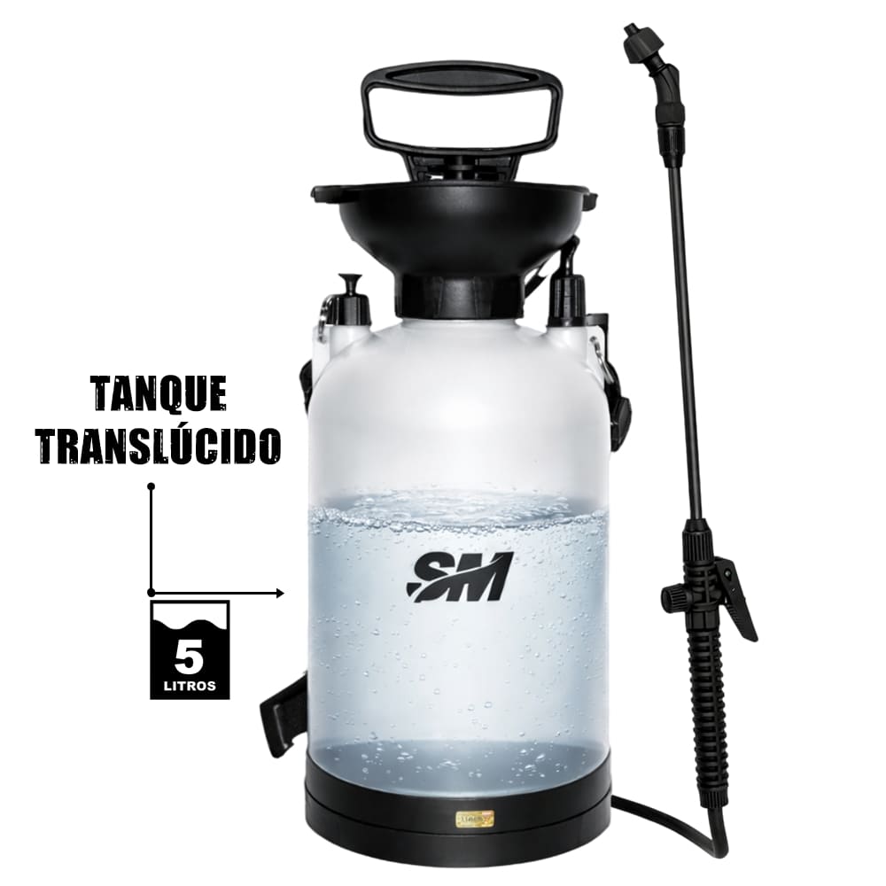 SM Pulverizador de espuma para lavado de muebles 5L translúcido - Imagen 2