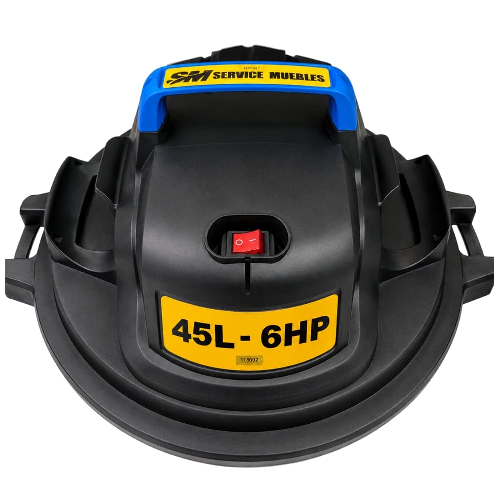 SM Tapa Original Aspiradora SM 45L – Motor Incorporado 6HP
