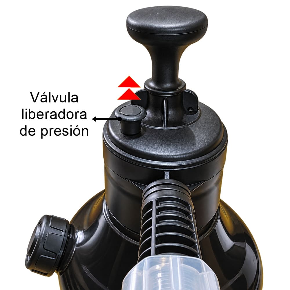SM® - Pulverizador de espuma para lavado de muebles 2.5L transparente Black - Imagen 6